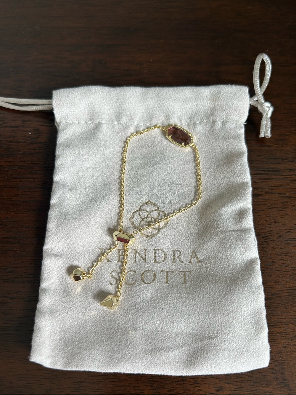 New Kendra Scott Elaina adjustable gold bracelet